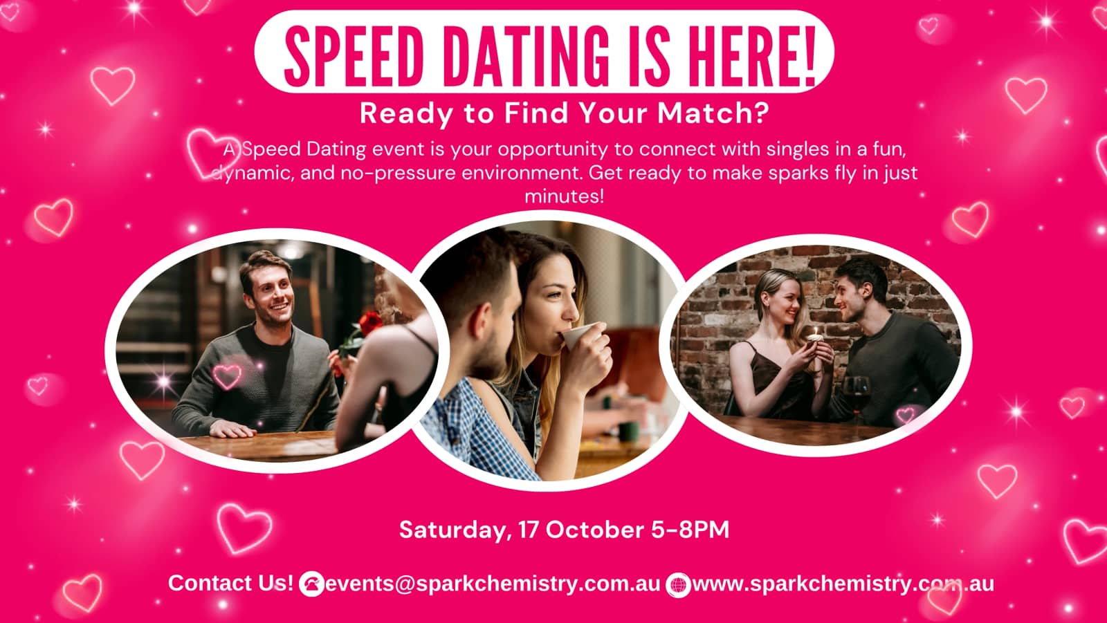 Speed Dating Event Melbourne (Ages 35–50)