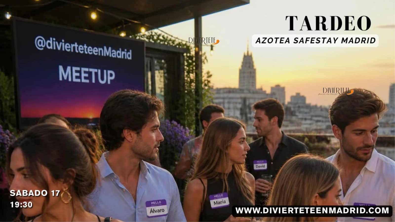 TARDEO DIVIERTETE GATO NOMADA SKY BAR. 25-45 años.
