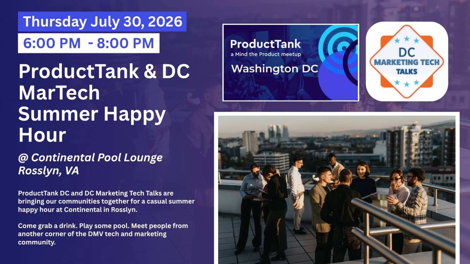 ProductTank & DC MarTech Summer Happy Hour