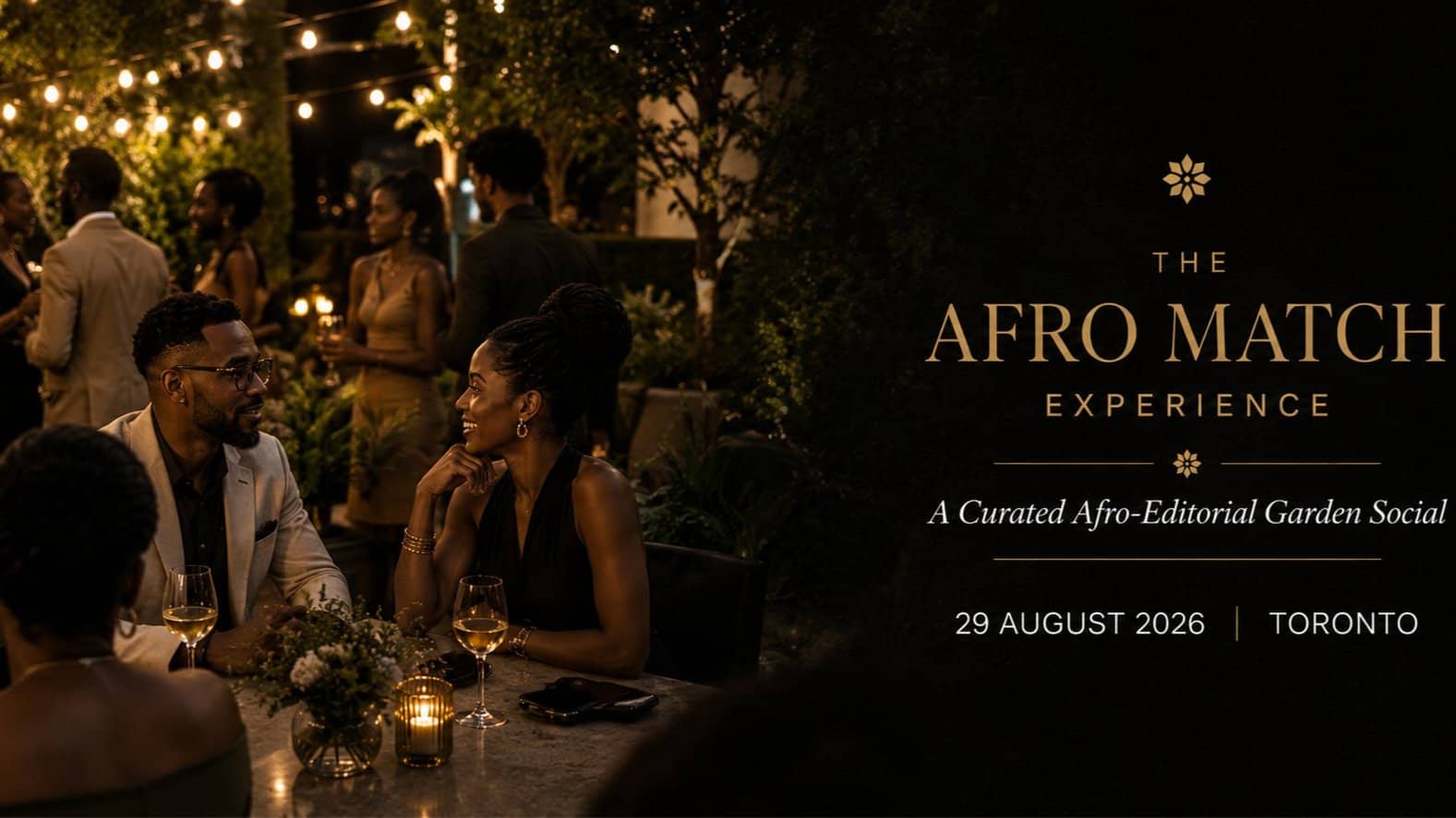 Black Professionals Private Summer Gathering: Afro Editorial Garden Social