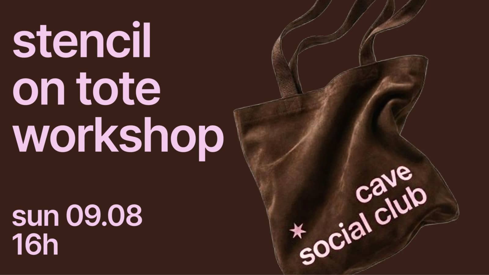 Stencil on Tote Workshop