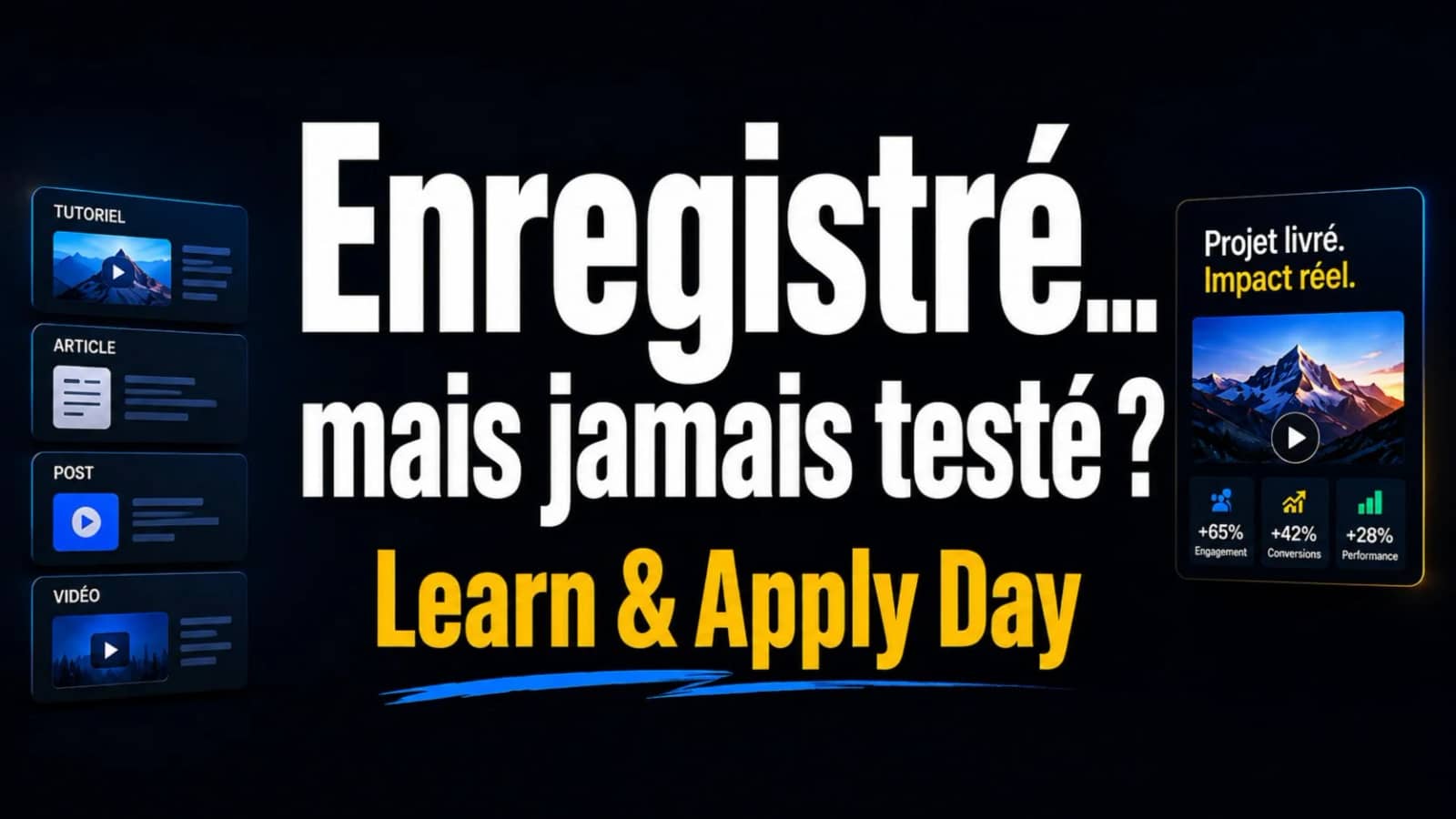 Learn & Apply Day | Atelier de mise en pratique & Coworking