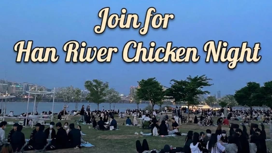 Ttukseom Han River Chimaek Night🍗🍺 | Perfect weather right now!