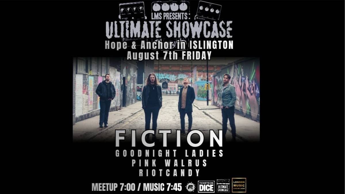 Gigs & Drinks😄🍻 @Hope & Anchor -  Fiction (Ticketed)