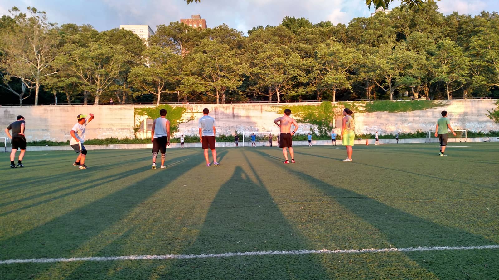Pickup on turf fields at Riverside Park 108th street (9 AM - 11 AM)