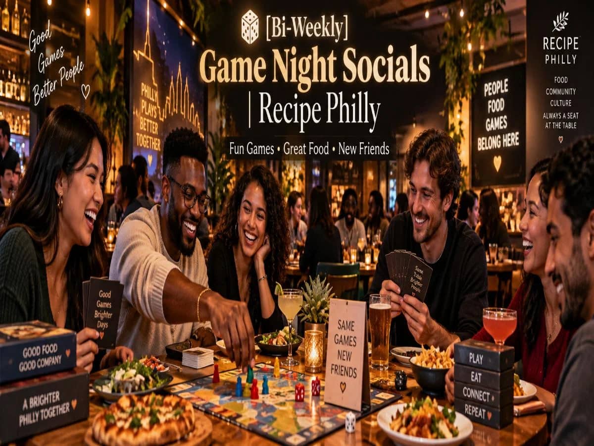 🎲 [ FREE ] Board Game Night @ Recipe Philly with CenterCity.Events