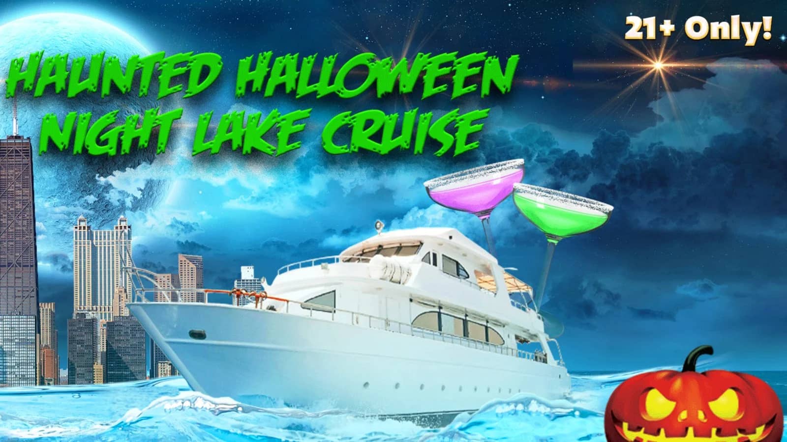 Haunted Halloween Night Lake Cruise on Saturday, October 31st