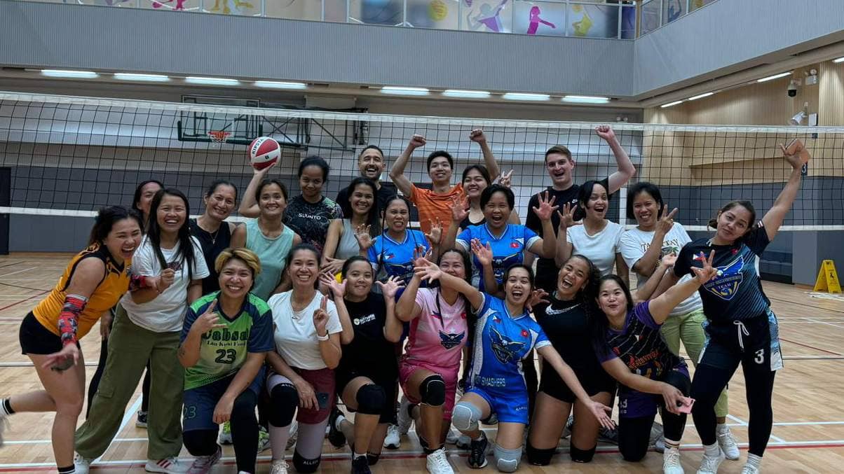 Indoor Volleyball for fun and exercise - Harbour Road Sports Center, Wan Chai