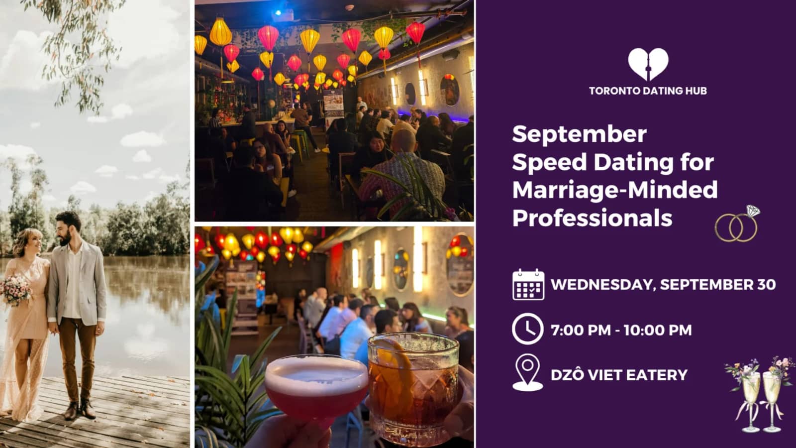 💌September Speed Dating for Marriage-Minded Professionals