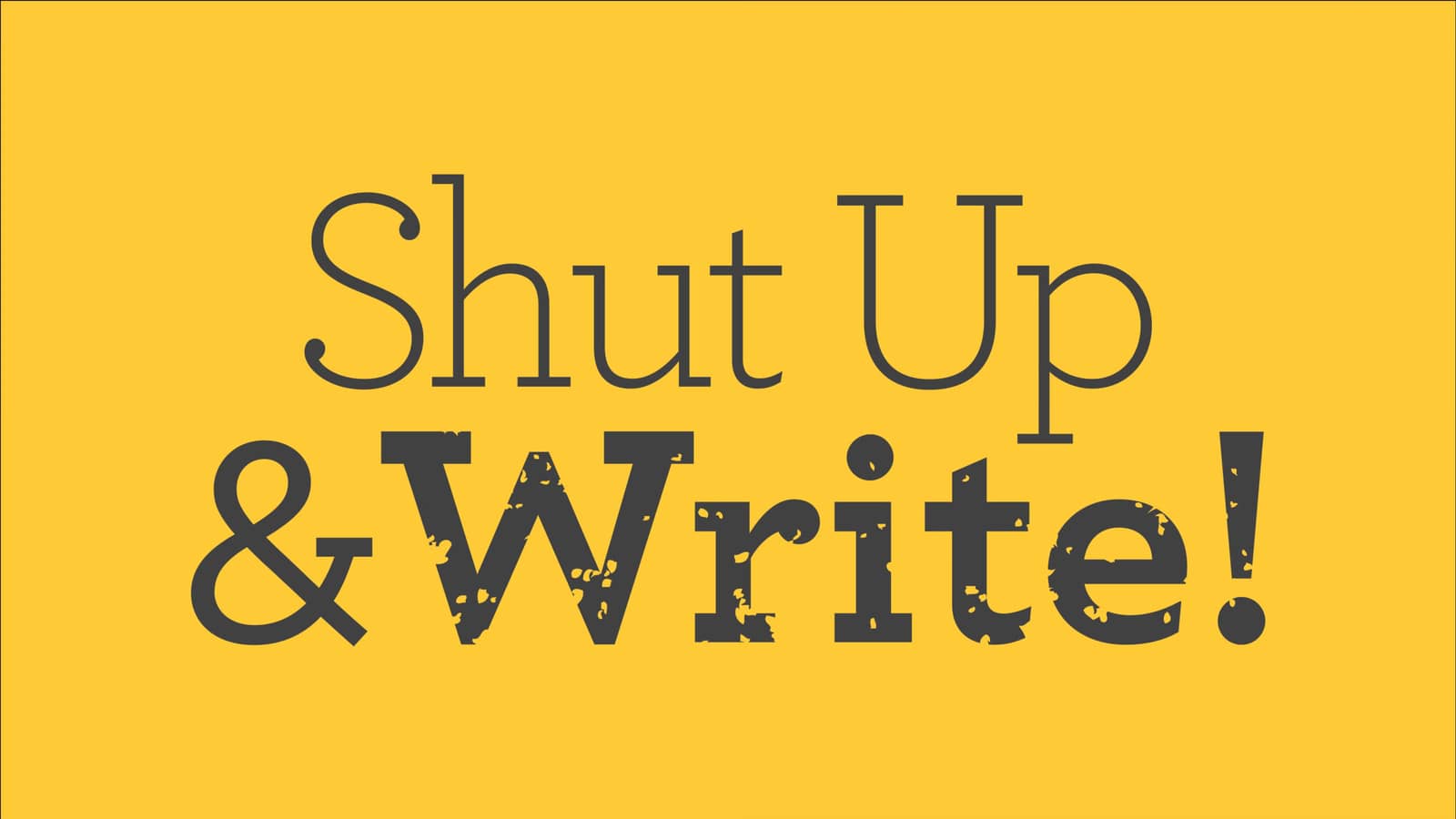 Shut Up & Write!® at Melbourne Connect