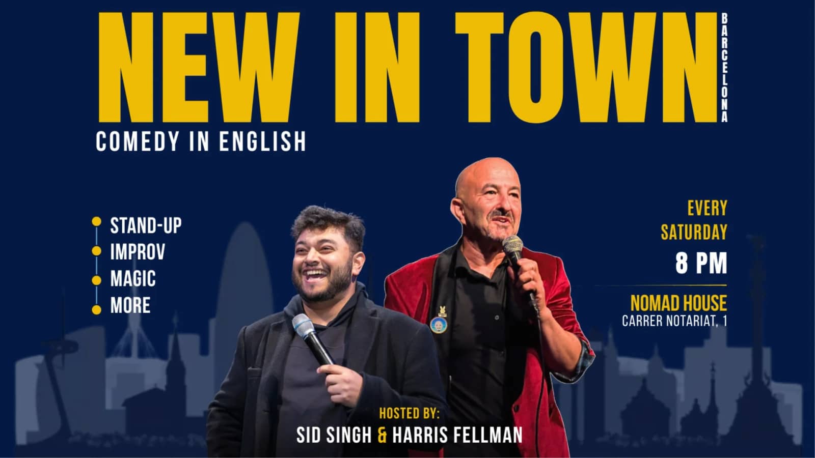 New In Town: Barcelona Comedy in English