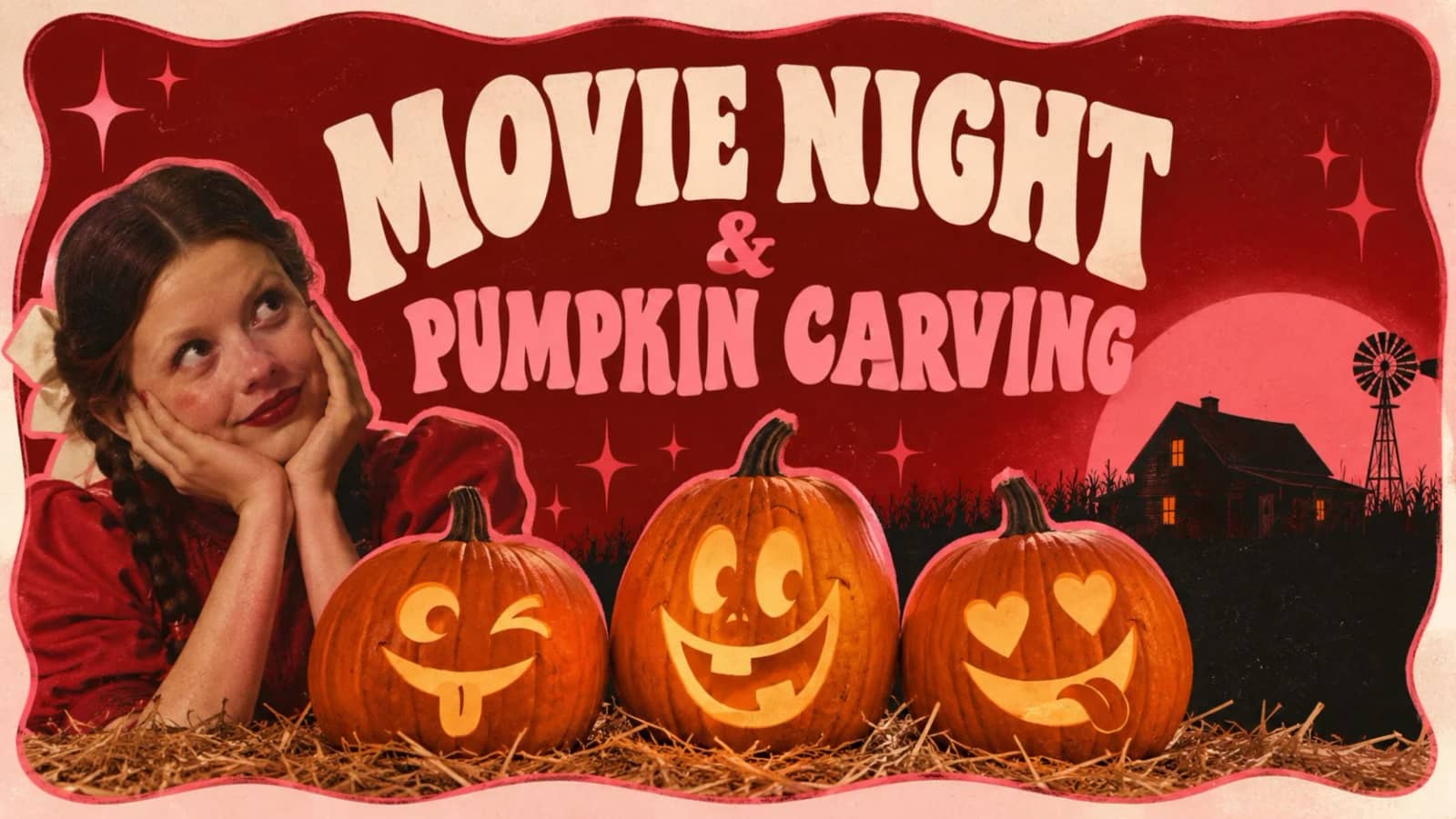 Horror movie screening & pumpkin carving @ The Jackalope Southshore