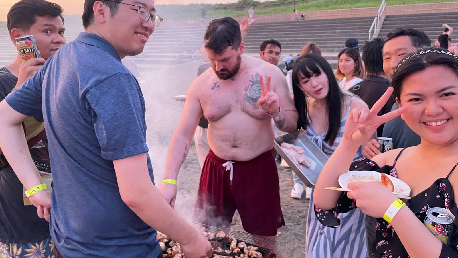 All U Can Drink 🏖Firewok BBQ Night Beach Party! Lady/Special Enoshima国際交流パーティー