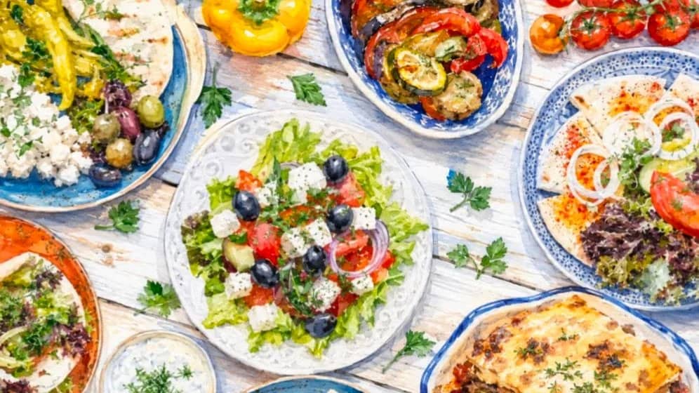 😊🥗🍅 Vegan Improv Cooking: Greek-Inspired Fusion 🥒 Bring 2 Vegetables