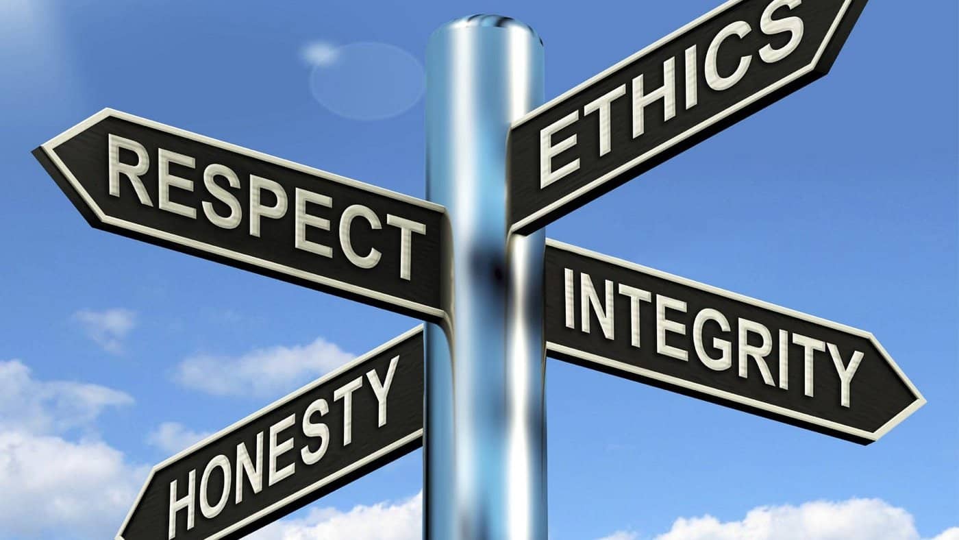 Personal Values & Integrity, The Importance Of.