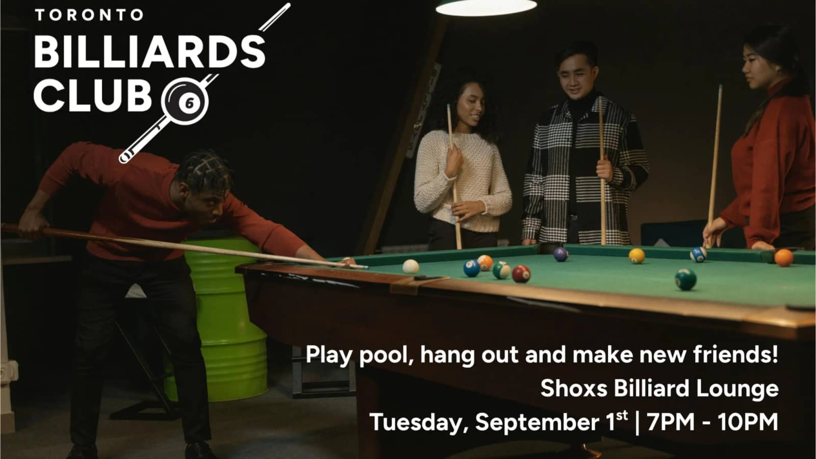 🎱 learn to play pool and make new friends in toronto (Junction) 🎱