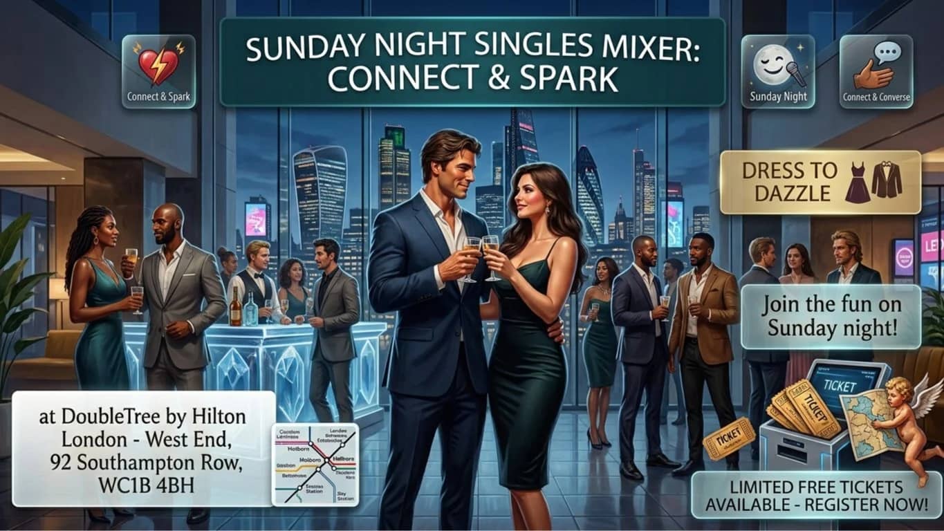 Sunday Night Singles Mixer: Connect & Spark 💕🗣️🌙