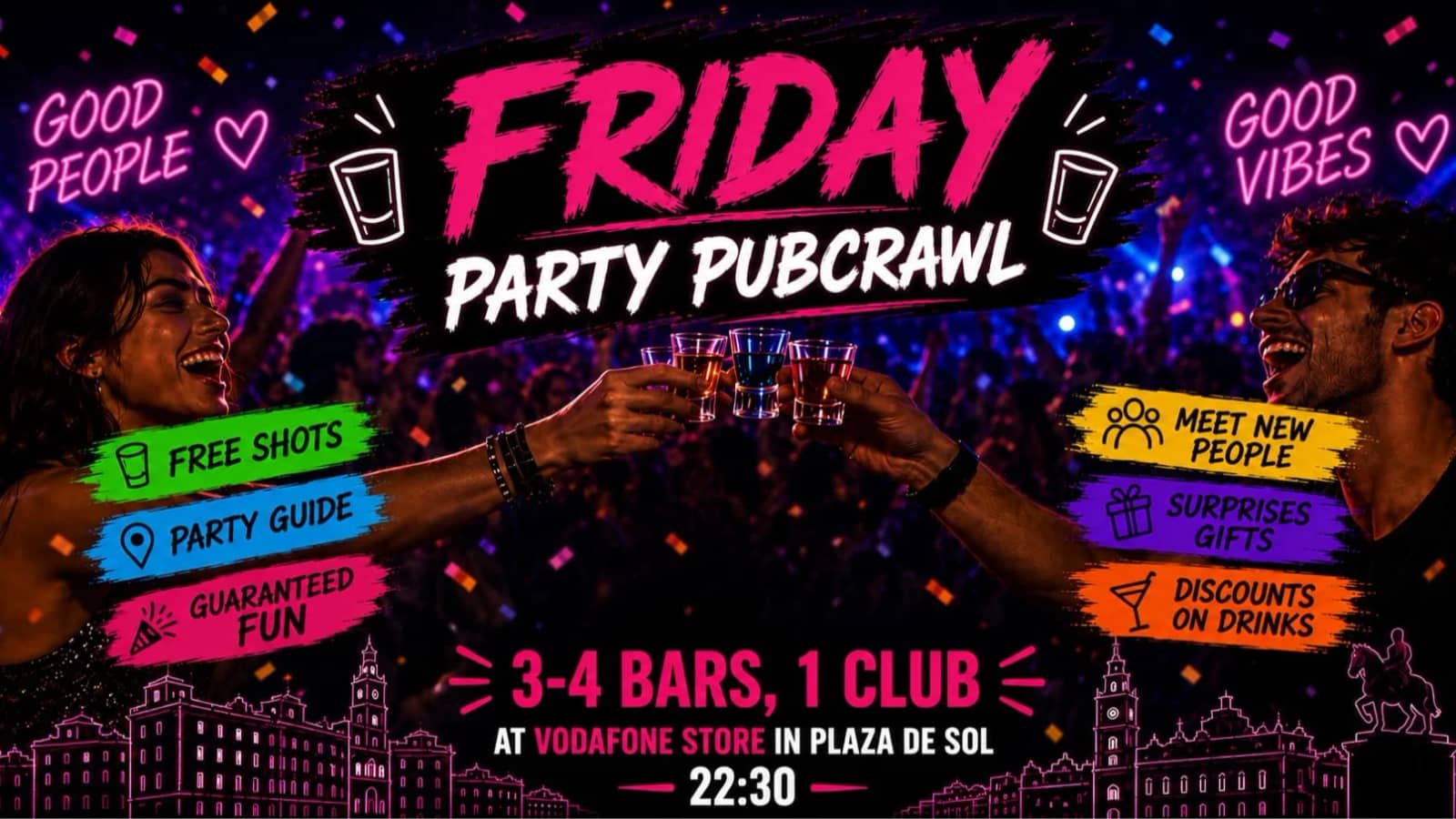 Friday International Meeting & Party Pubcrawl!