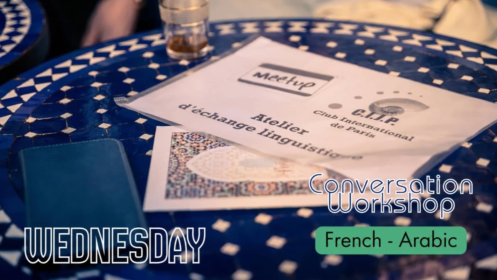 🌍💬 Enjoy! Conversation Workshop French-Arabic