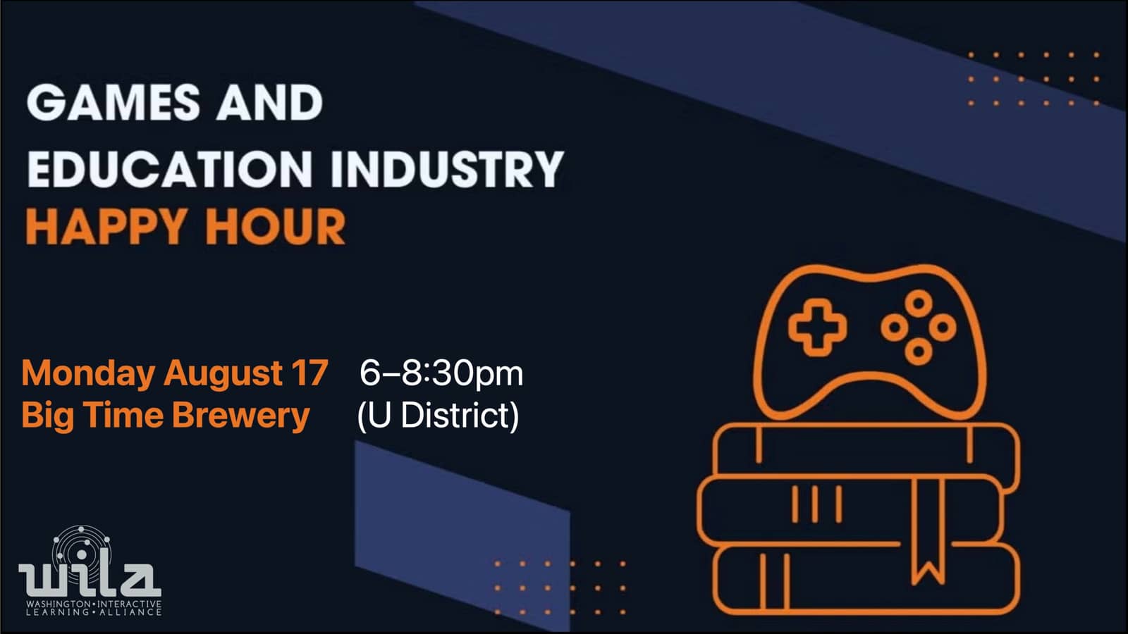 Games and Education Industry Happy Hour