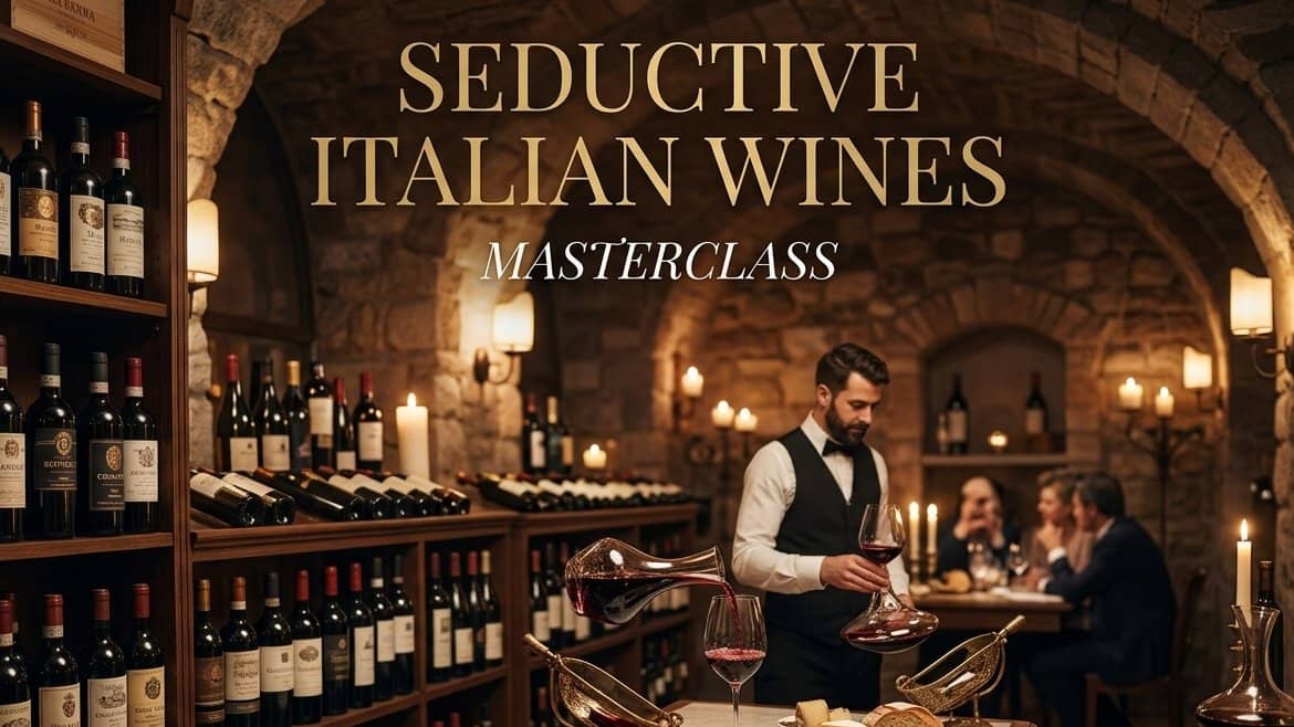 Seductive Italian Wines Masterclass 🍷
