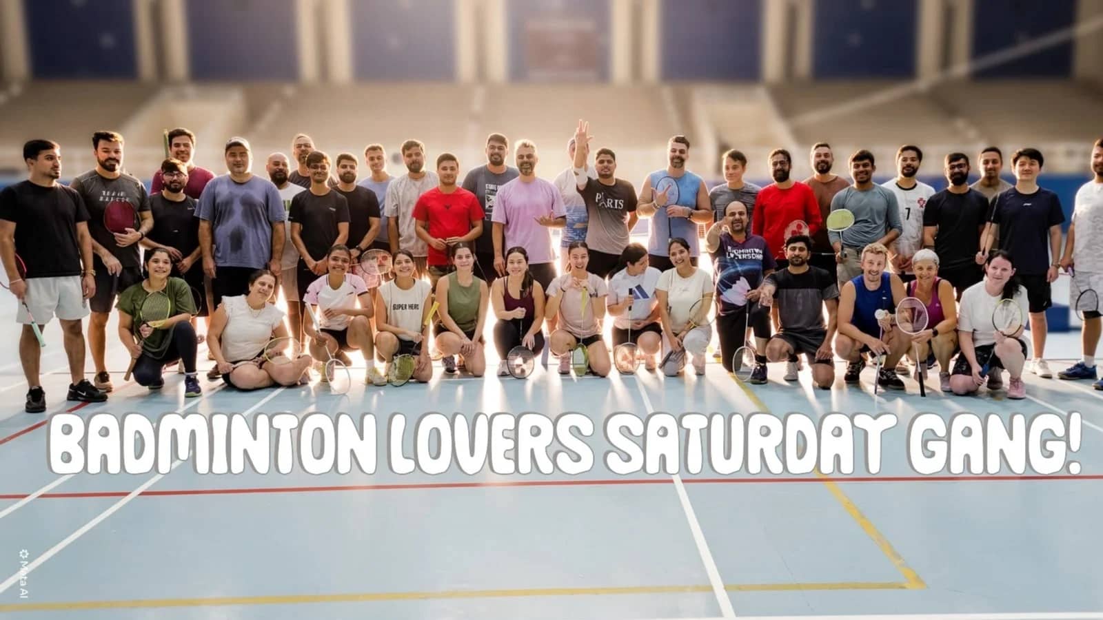 SUNDAY Morning Badminton Dubai @Safa 10am-12noon