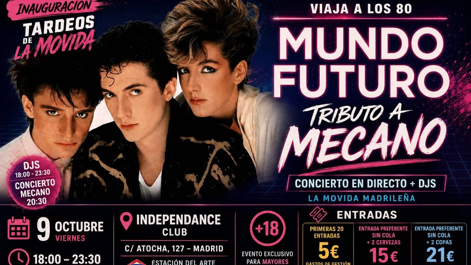 🎶 MUNDO FUTURO — TRIBUTO A MECANO