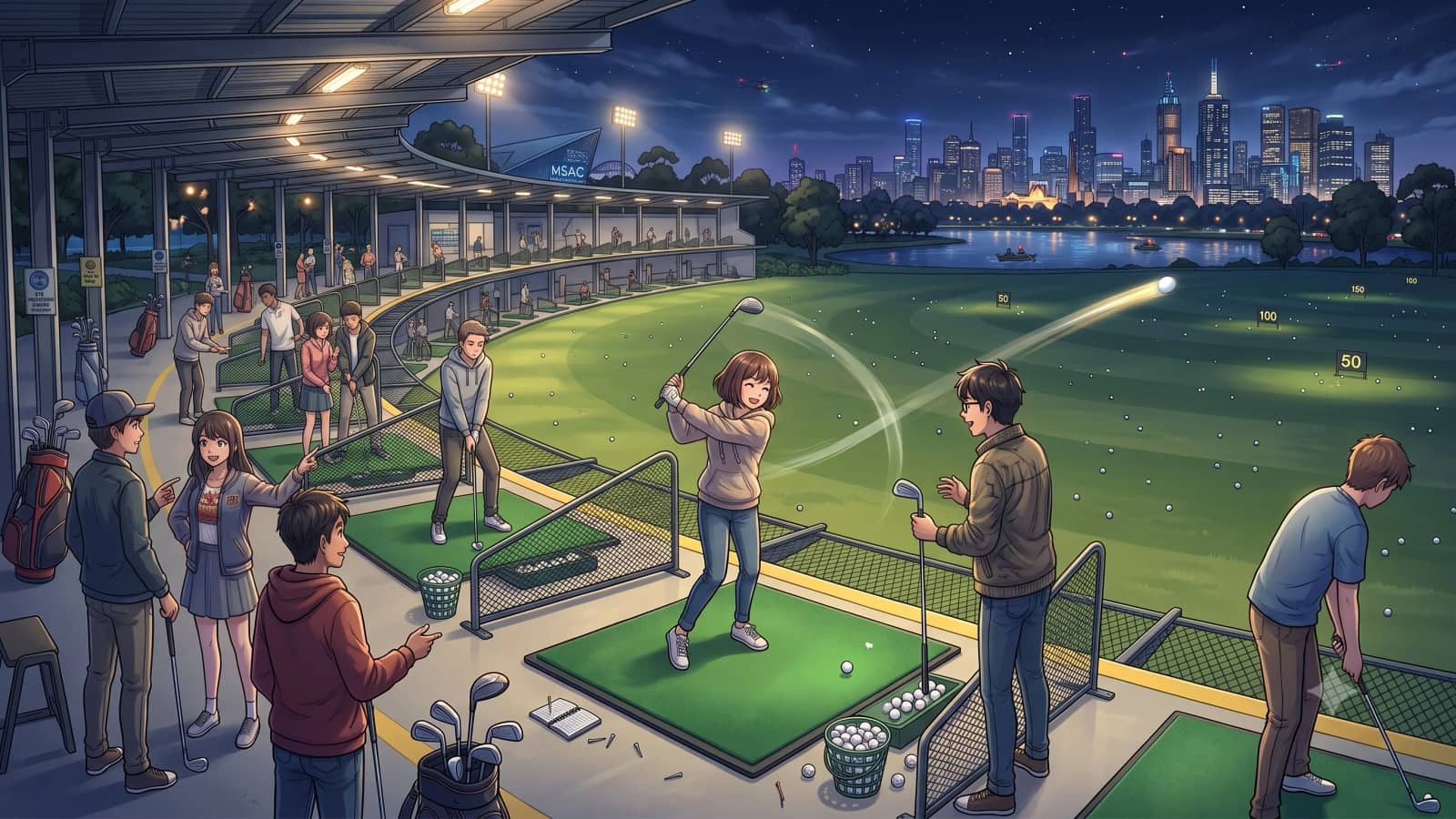 Beginner-Friendly Golf Night at Melbourne Golf Park