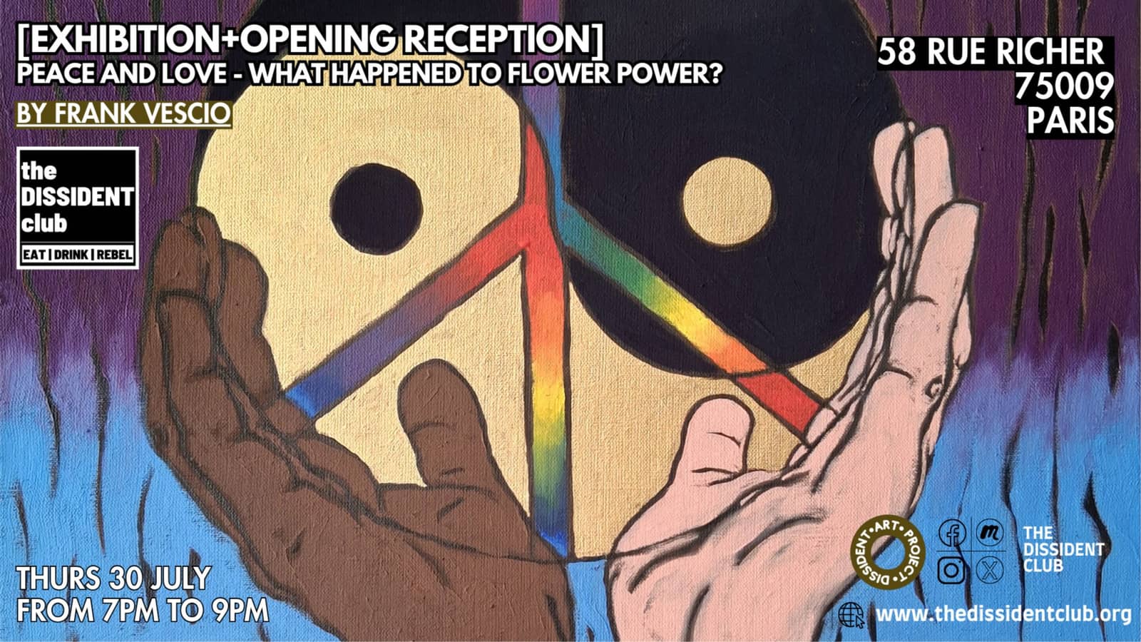 [EXHIBITION + OPENING RECEPTION] Peace and Love - what happened to Flower Power?