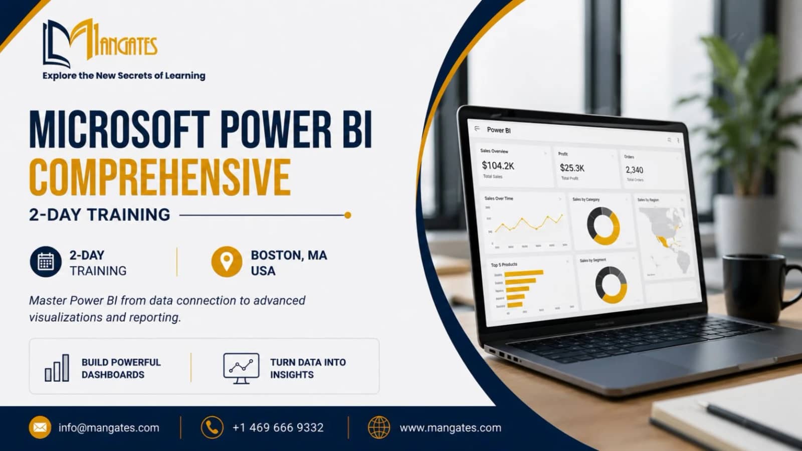 Microsoft Power BI Comprehensive : 2-Day Training | Boston, MA