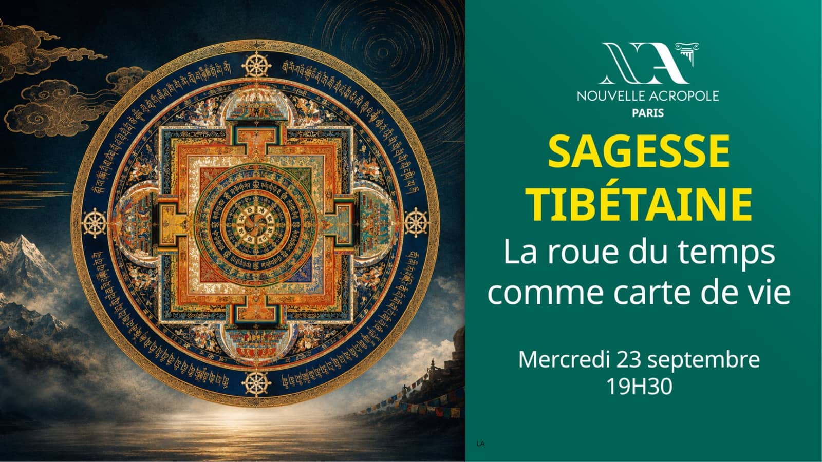Sagesse tibétaine - La roue du temps comme carte de vie