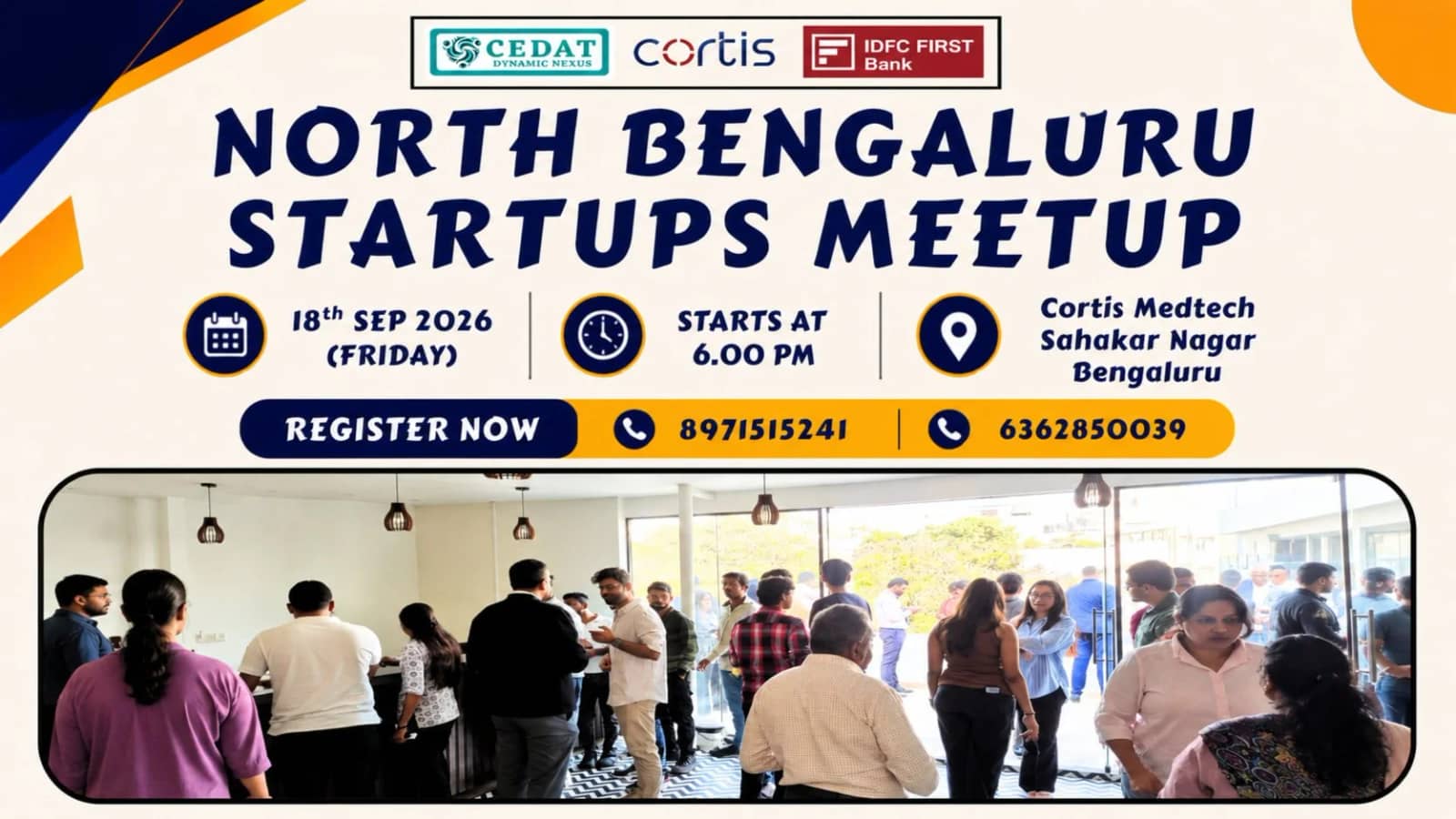 North Bengaluru Startups Meetup by CEDAT