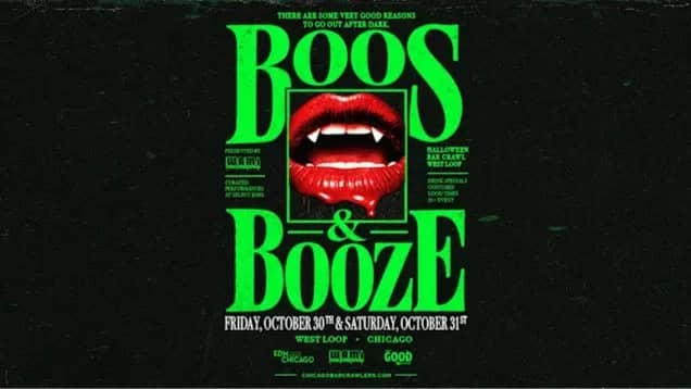 The Boos & Booze Chicago Friday & Saturday Halloween Bar Crawl | West Loop
