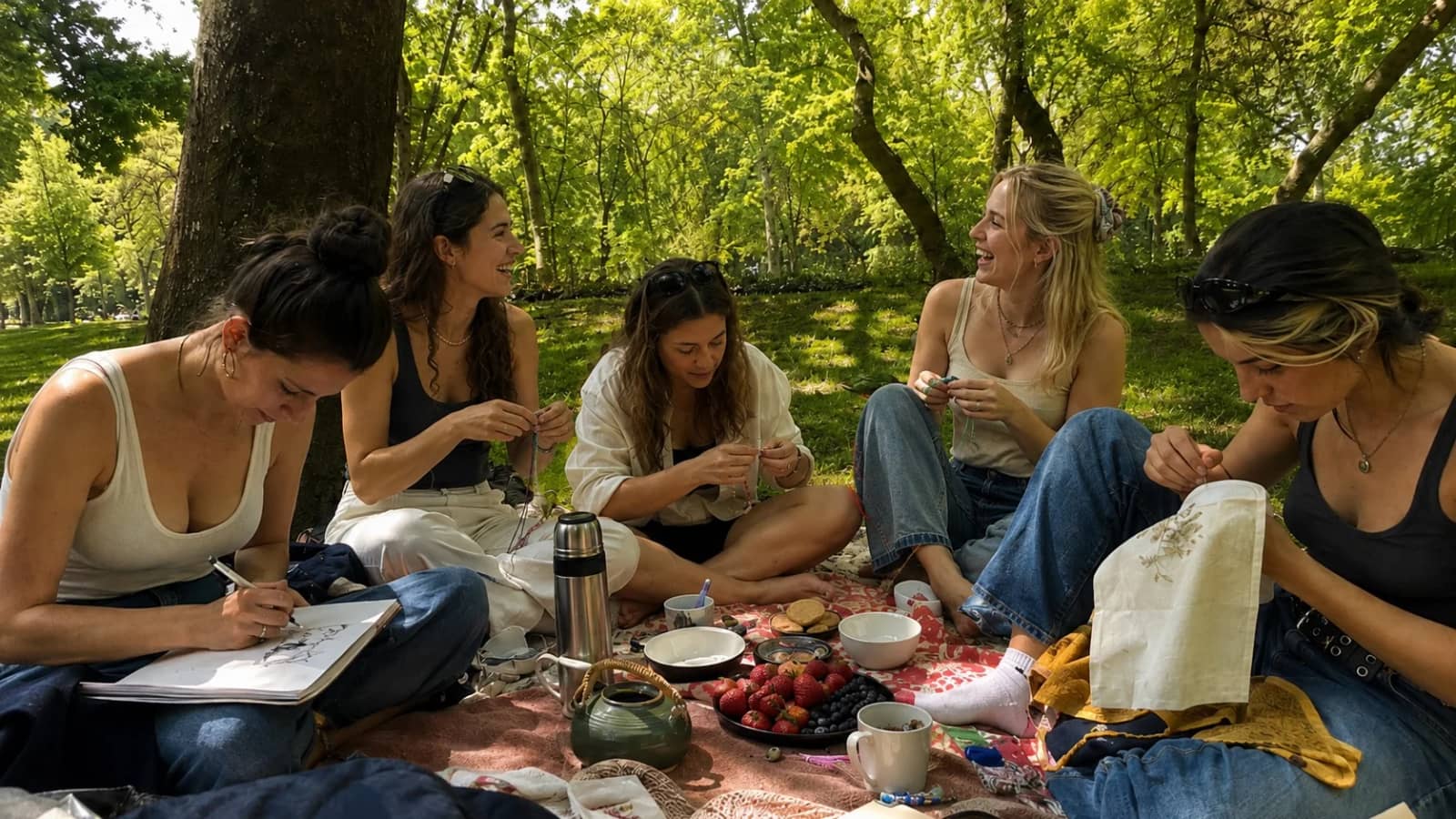 Women Picnic & Crafts 🌱🎨