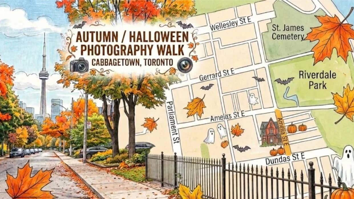 Cabbagetown Autumn & Halloween Photo Walk 🍁🎃📸