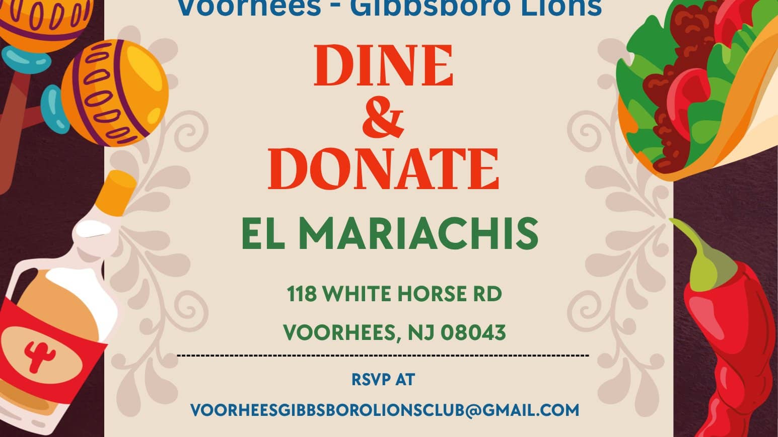 DINE & DONATE with LIONS CLUB