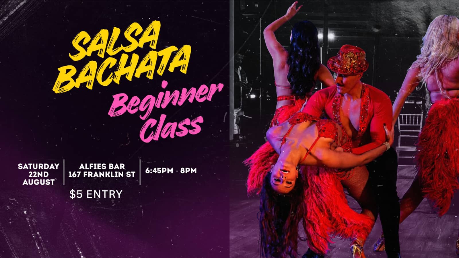 BEGINNER SALSA + BACHATA CLASS WITH ARTURO RAMOS