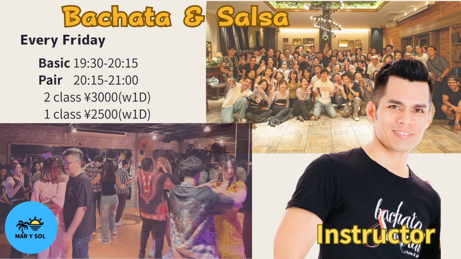 Bachata & Salsa Lesson Party