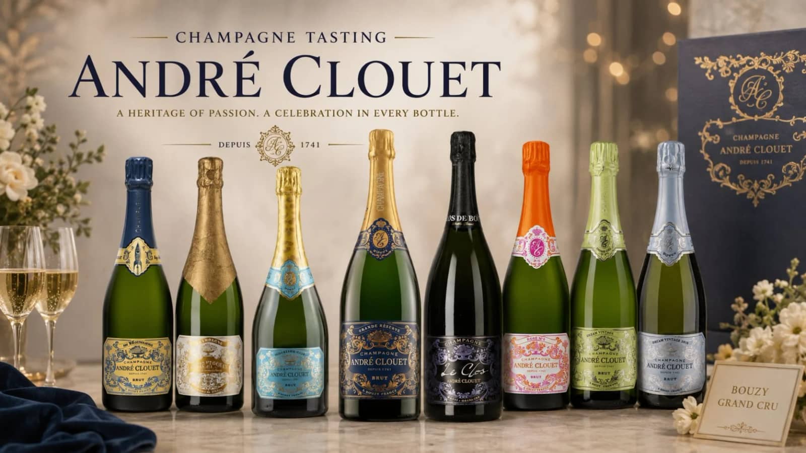 🥂 André Clouet Champagne Tasting Every Sip Is a Masterpiece