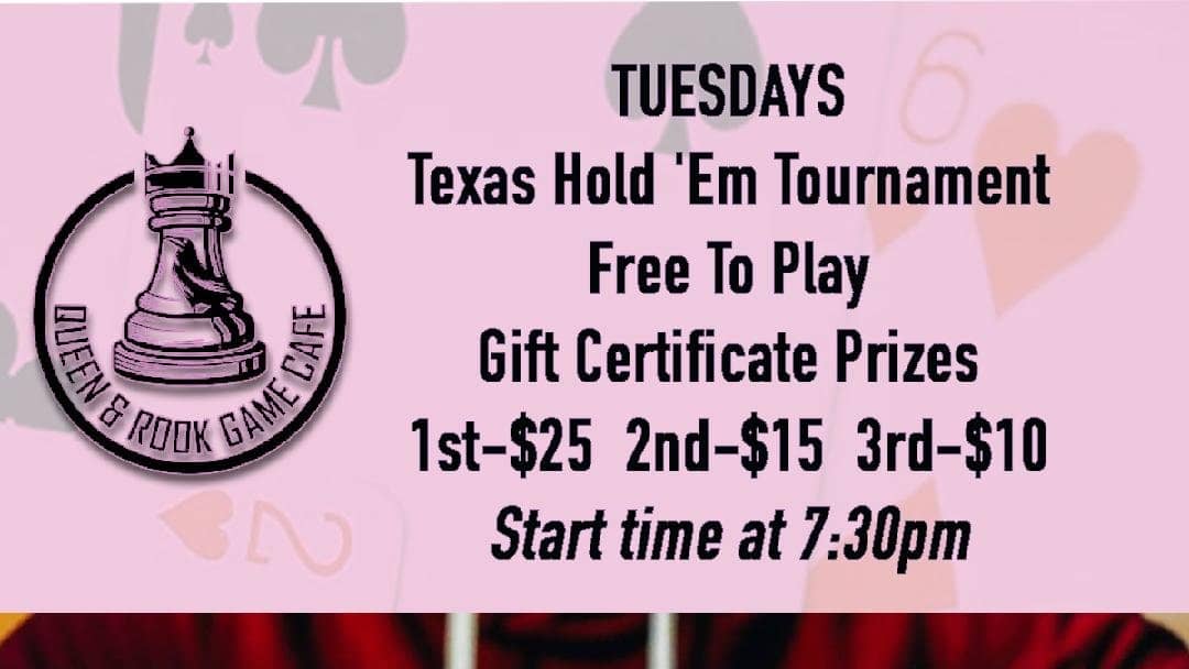 Bluffin With Butch Texas Hold'em @ Queen & Rook [FREE]