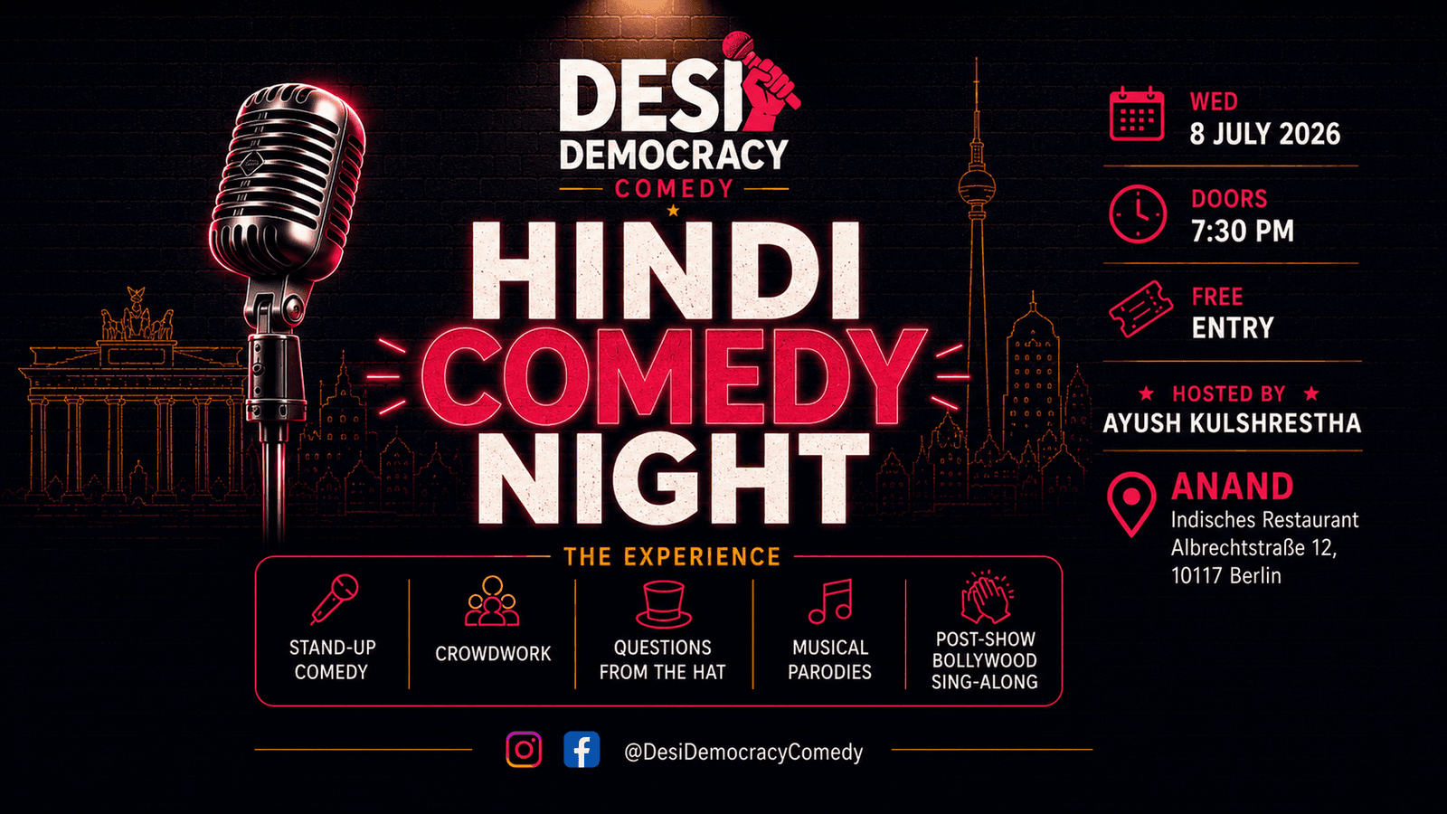 🎤 Hindi Comedy Night