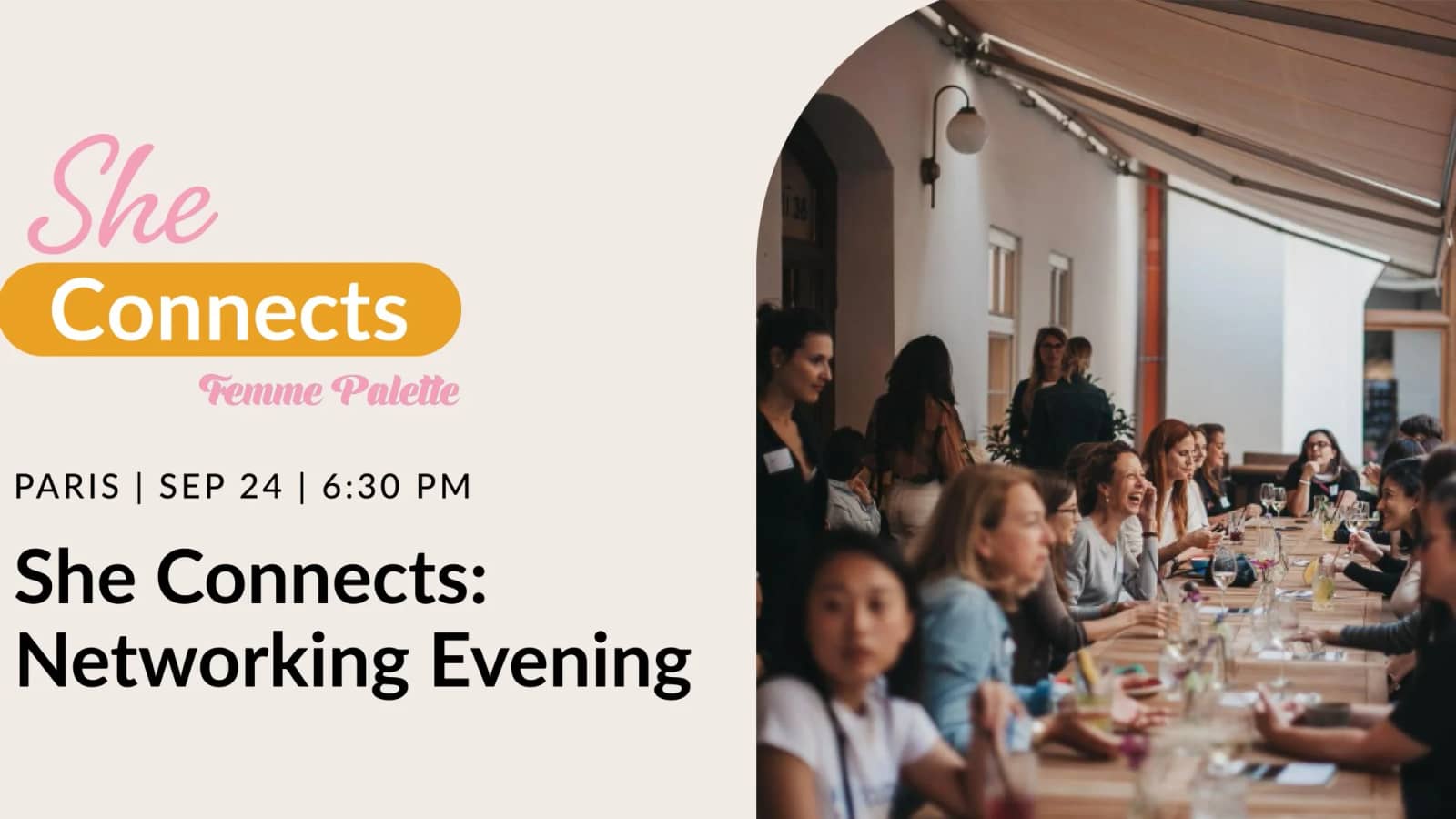 She Connects: Paris Networking Evening, by Femme Palette