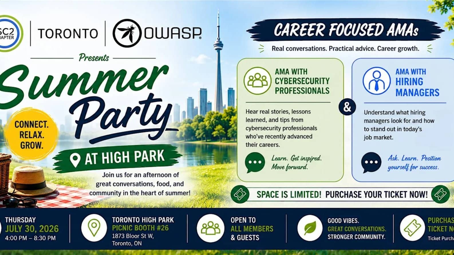 ISC2/OWASP Toronto Chapter July 2026 Event