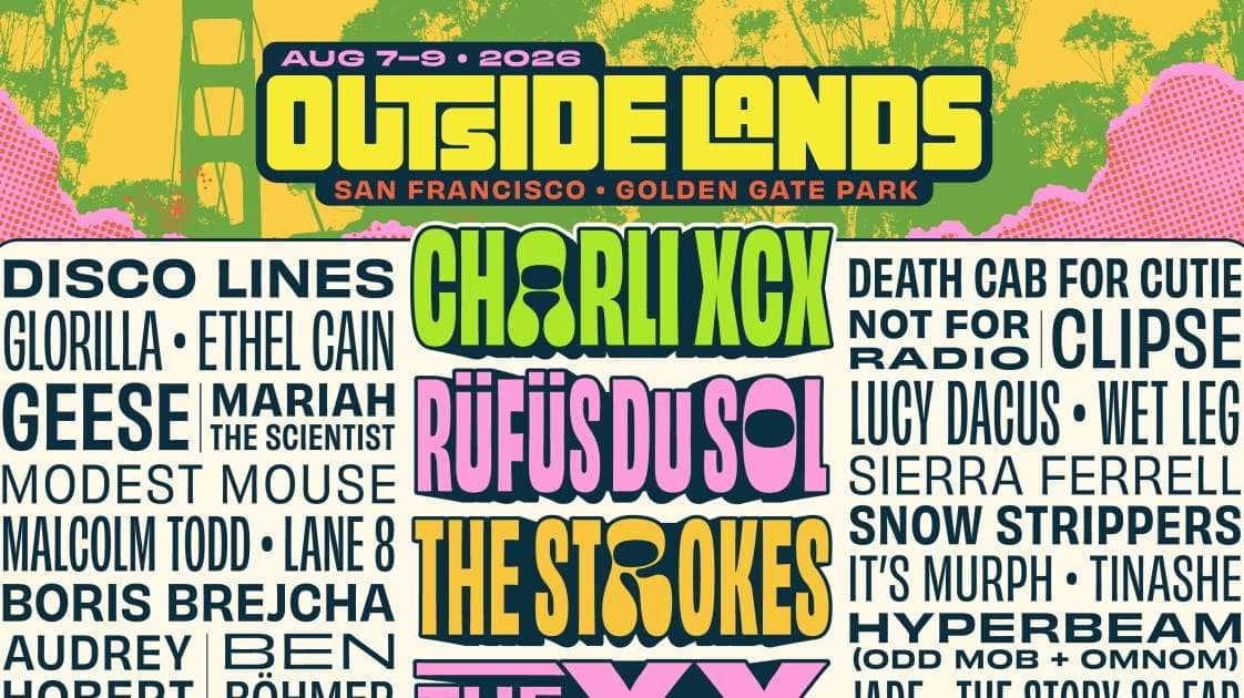 Outside Lands 2026 @ Golden Gate Park, San Francisco