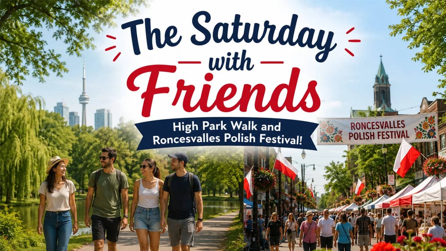 The Saturday with Friends High Park Walk and Roncesvalles Polish Festival!
