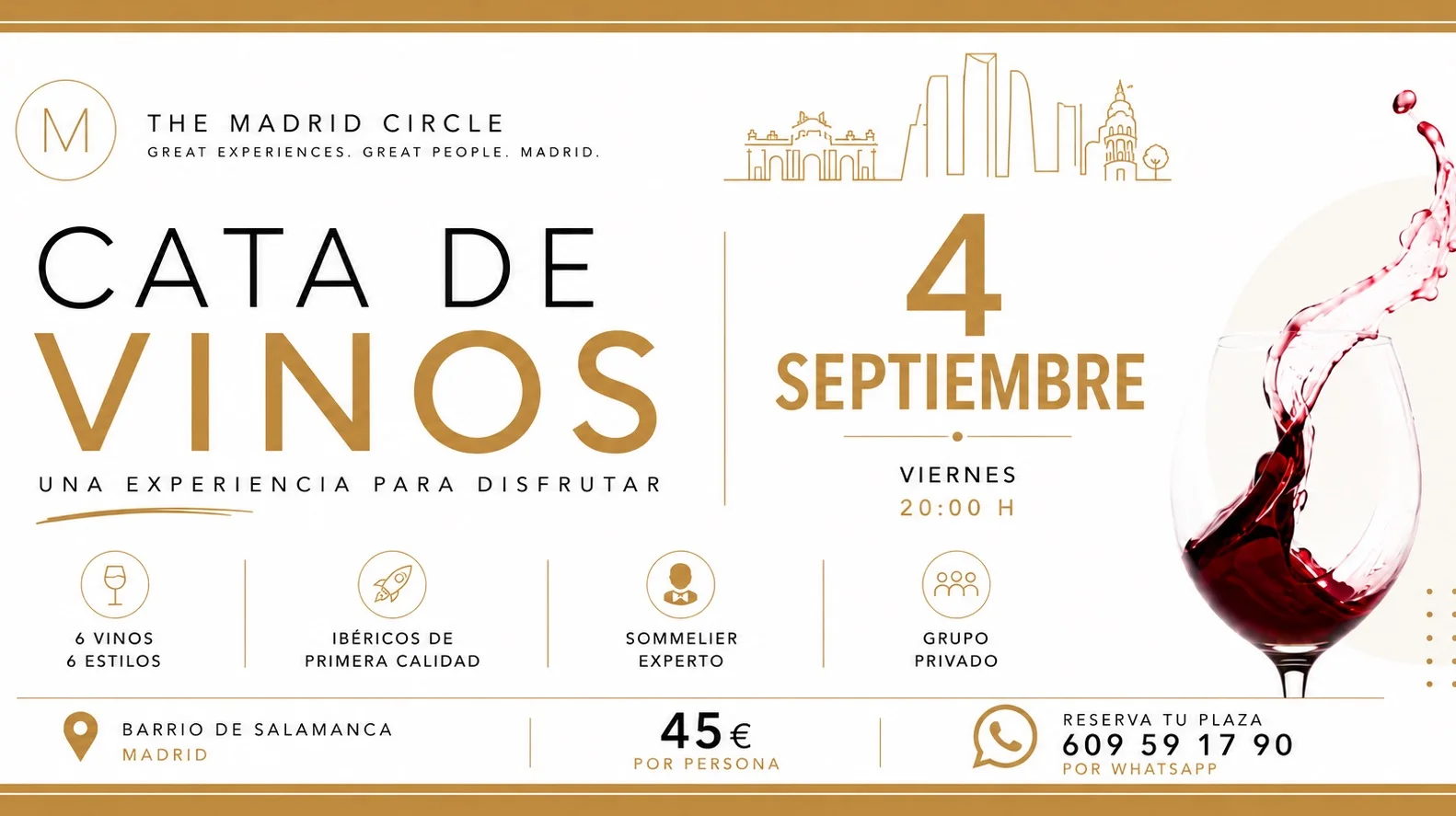 CATA DE VINOS PREMIUM. PRIVADA. Y PENSADA PARA DISFRUTAR