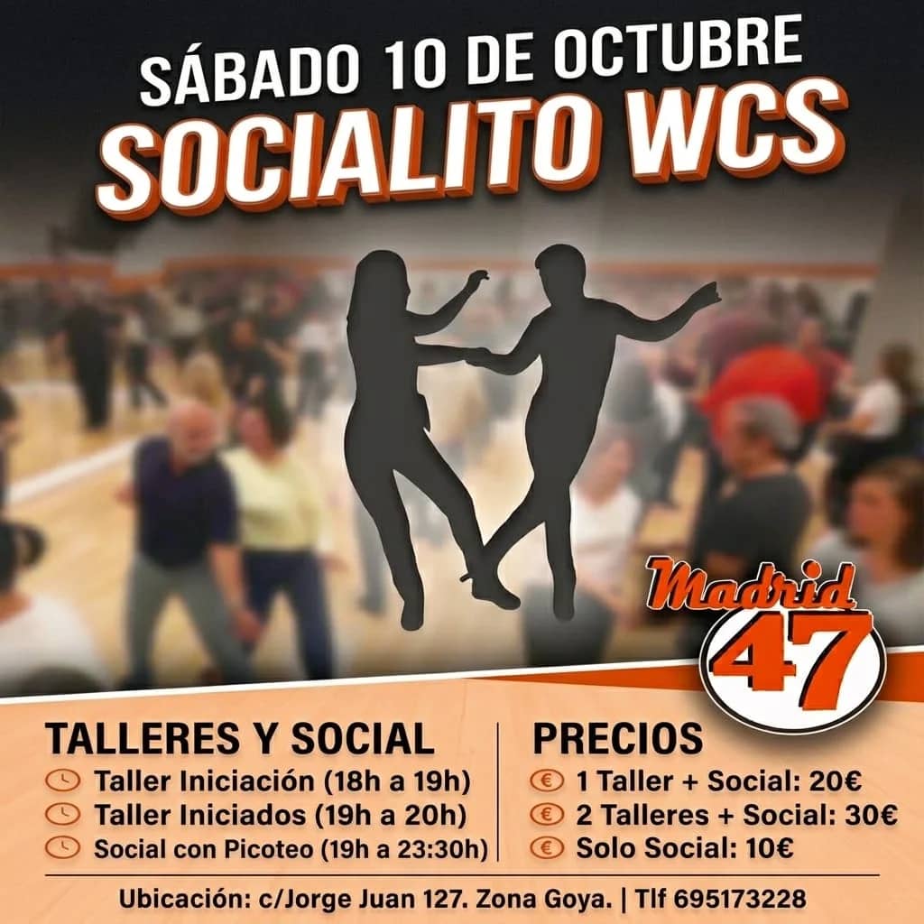 Social y talleres de iniciación al WCS en Madrid 47