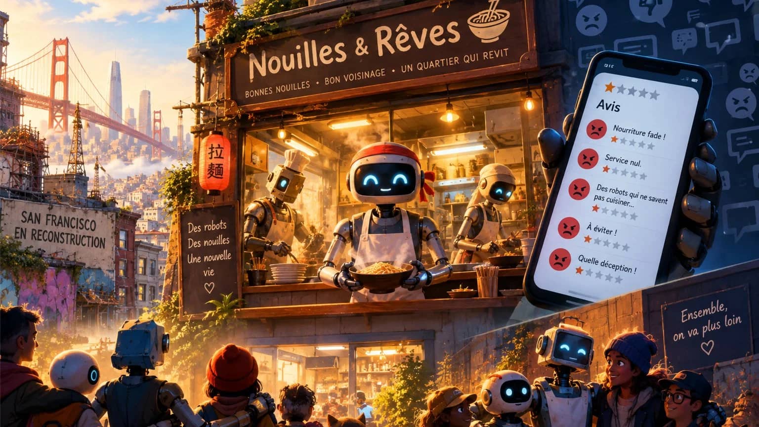 Le restaurant des robots rêveurs d'A. Newitz