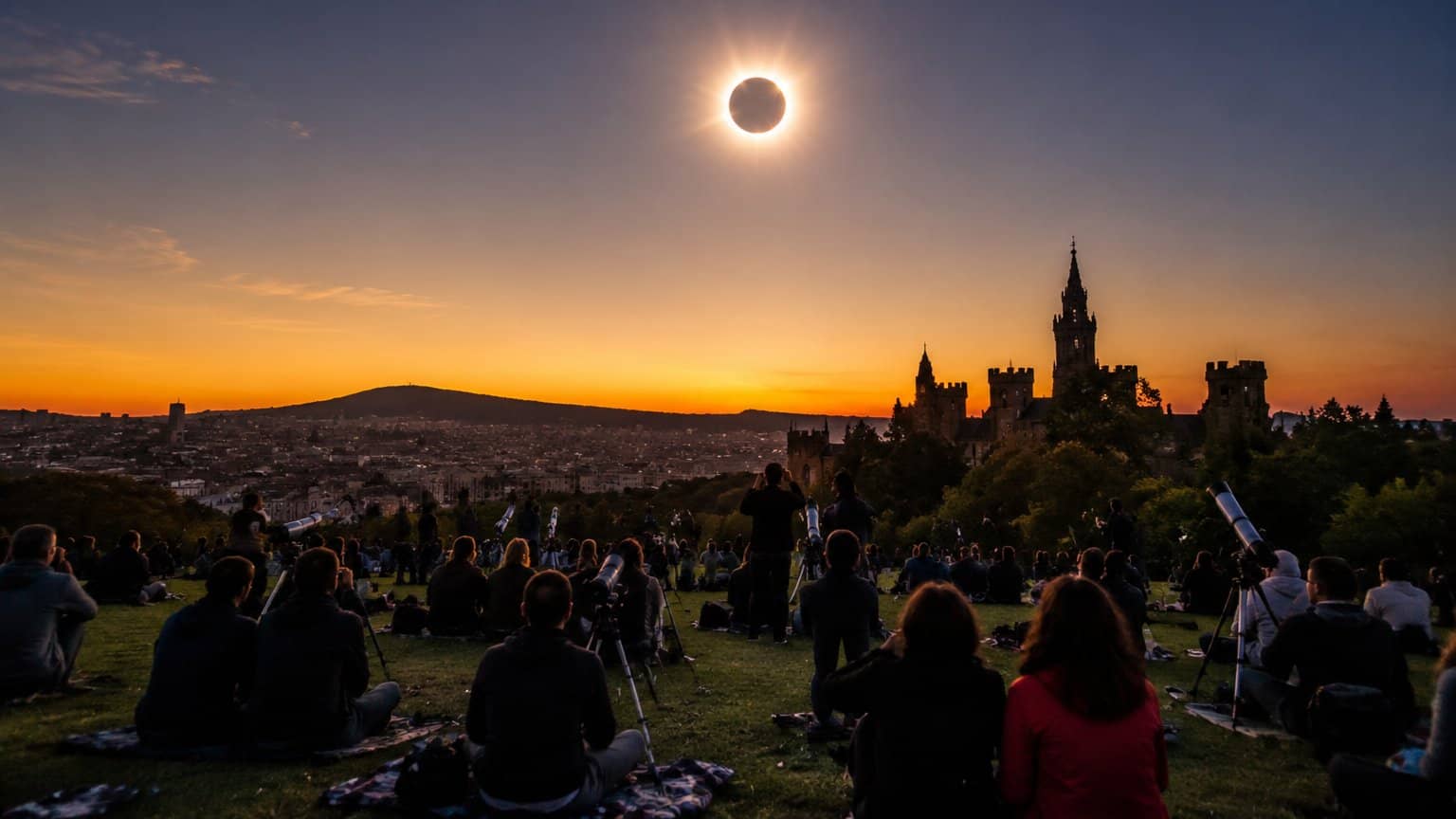 🌘 Solar Eclipse From Montjuïc⭐