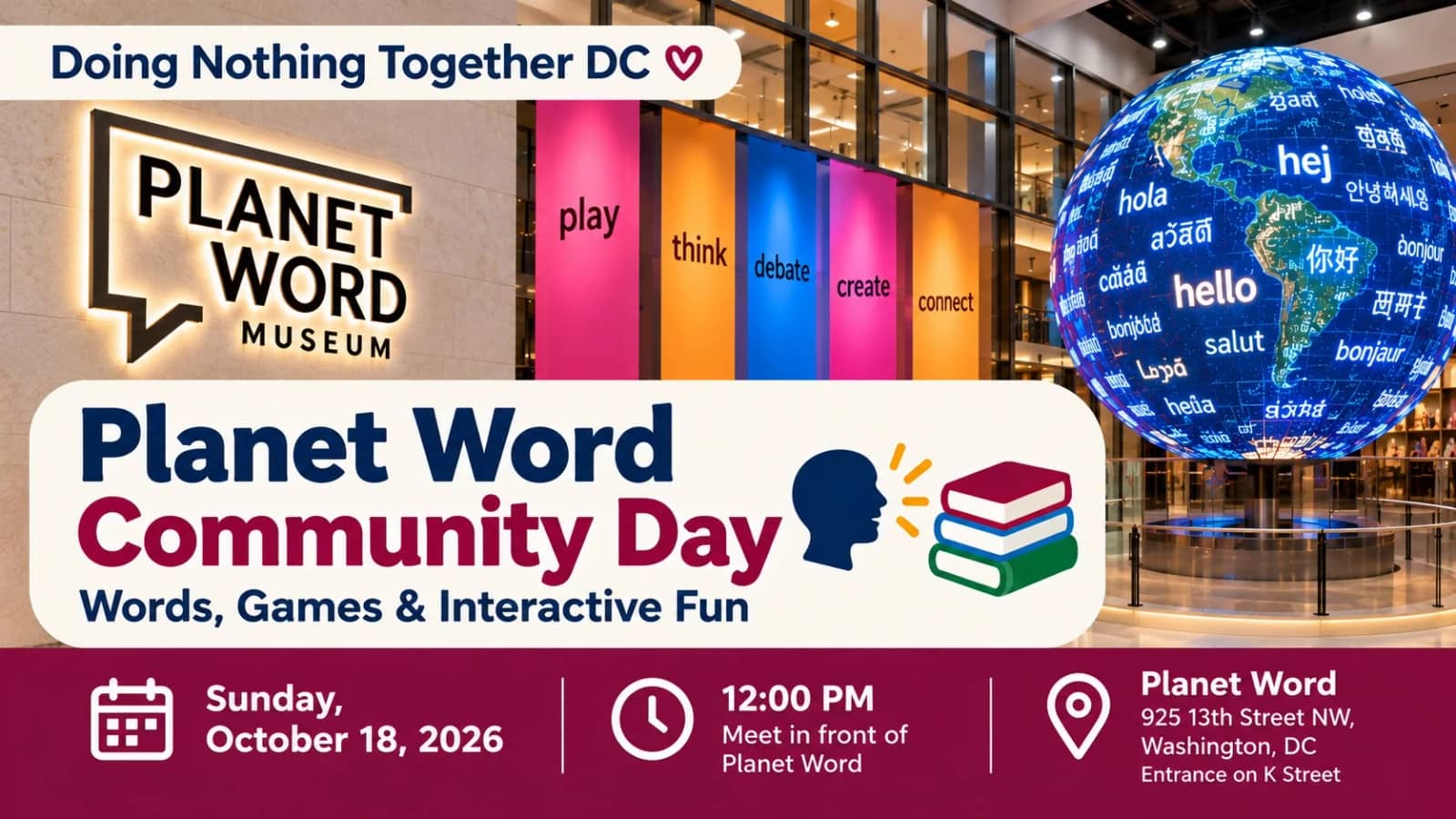 Planet Word Community Day: Words, Games & Interactive Fun 🗣️📚